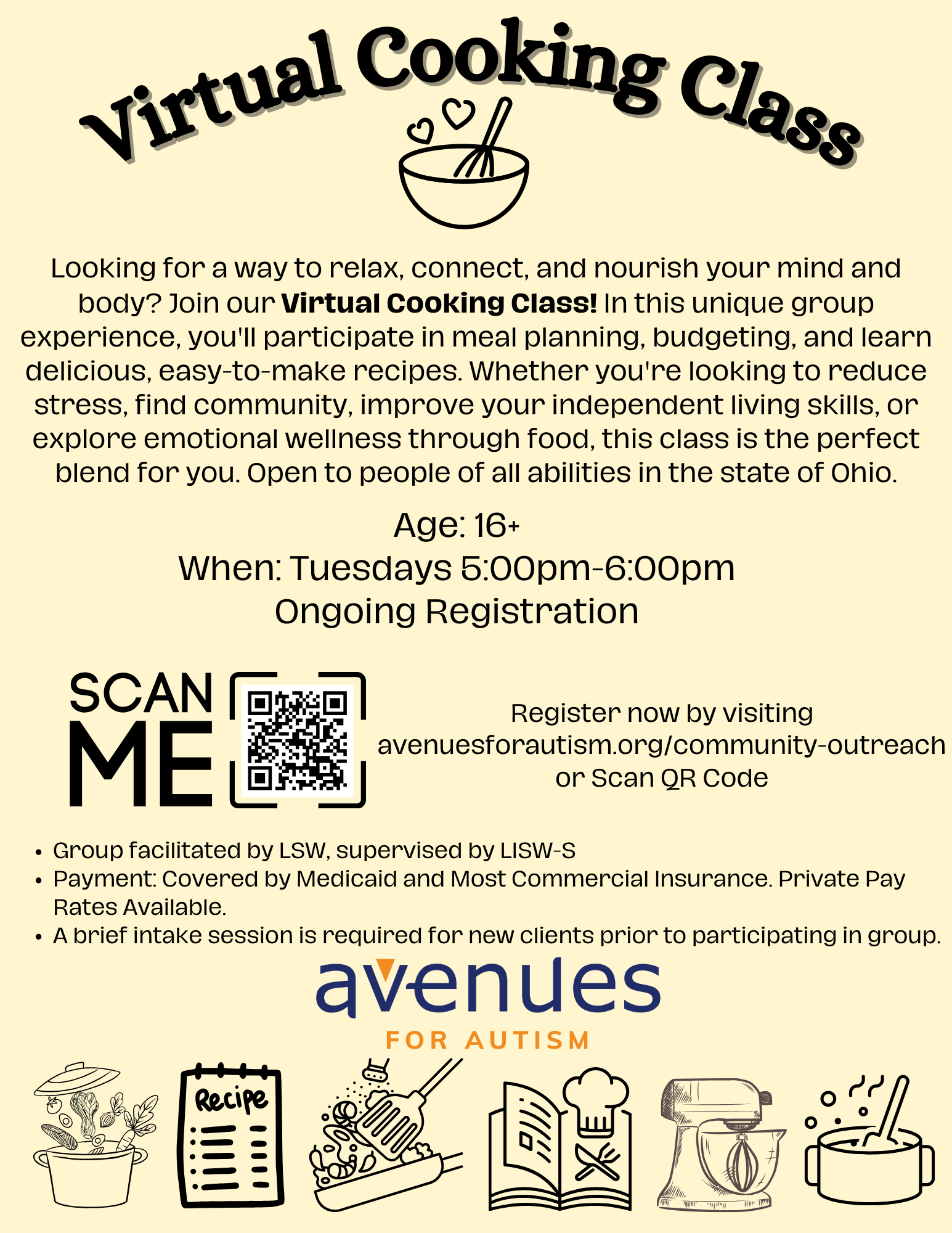 Virtual Cooking Class