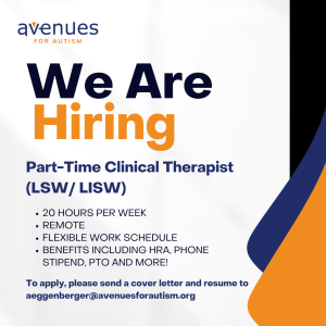 Part-Time Clinical Therapist Opening